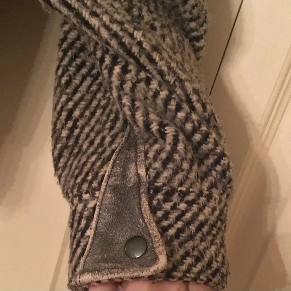 Vintage New York Girl Wool Blend Tweed Jacket